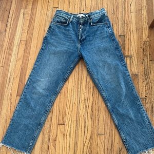 Re/done high rise stove pipe Jean